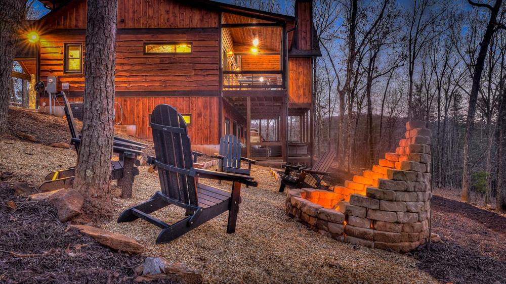 Luxe Mountain Retreat Villa Blue Ridge Eksteriør bilde