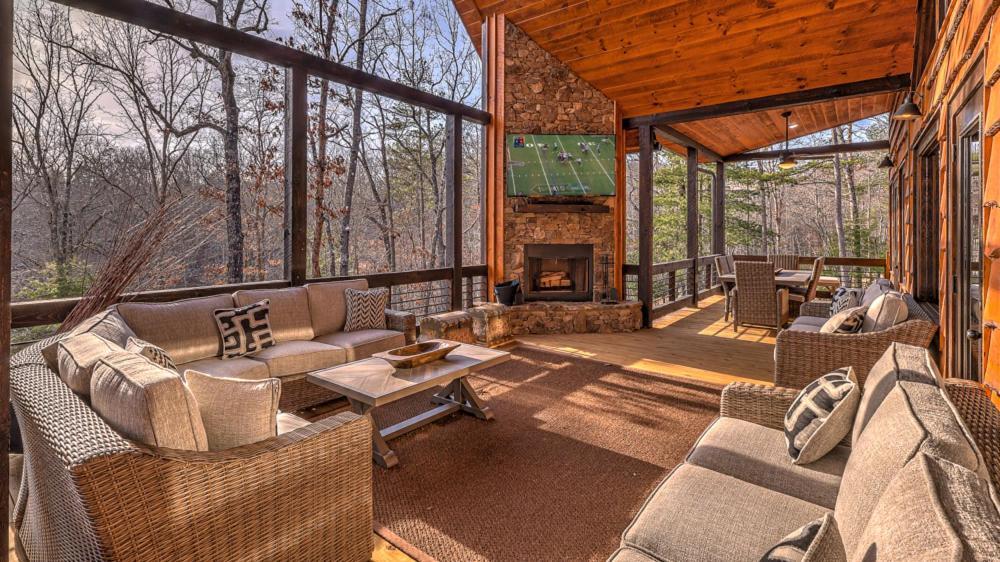 Luxe Mountain Retreat Villa Blue Ridge Eksteriør bilde