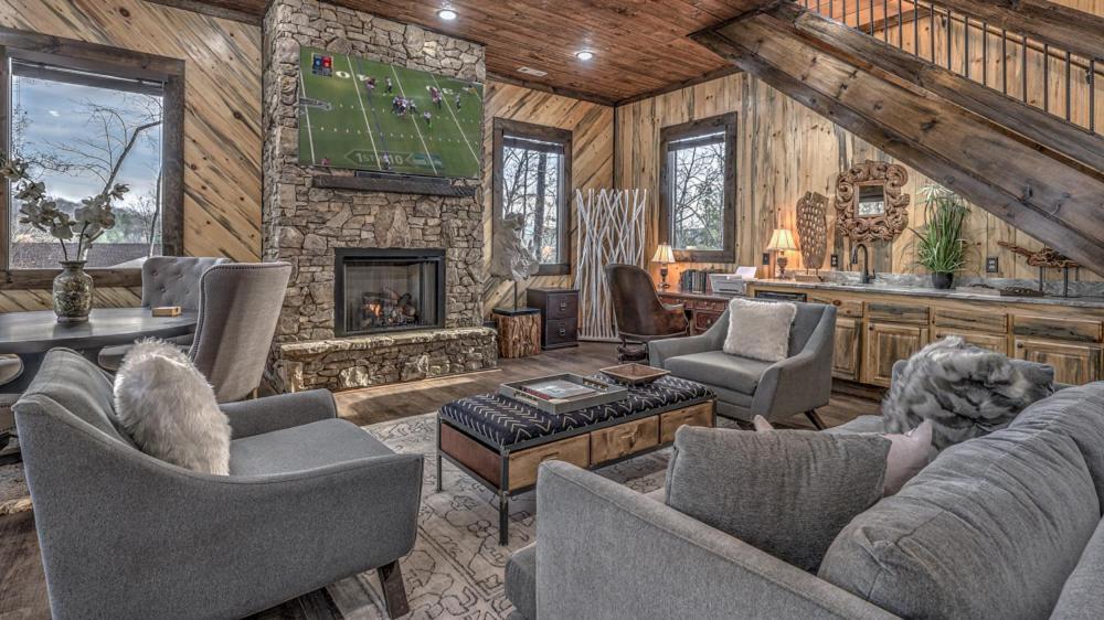 Luxe Mountain Retreat Villa Blue Ridge Eksteriør bilde