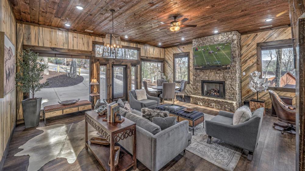 Luxe Mountain Retreat Villa Blue Ridge Eksteriør bilde