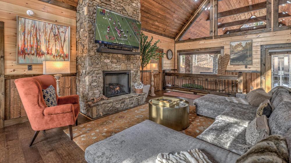 Luxe Mountain Retreat Villa Blue Ridge Eksteriør bilde